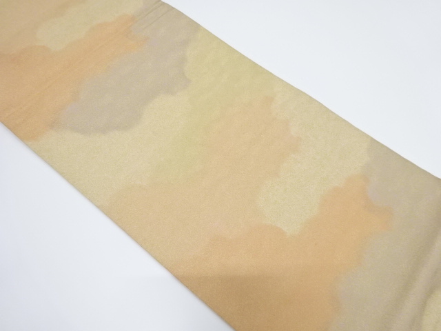 JAPANESE KIMONO / VINTAGE UNUSED FUKURO OBI / TSUZURE / WOVEN CLOUD