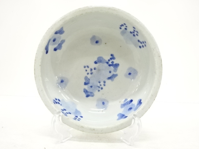古伊万里 染付 朝顔の図 6寸皿 江戸中期 A889AS-BGp - メルカリ - 工芸品