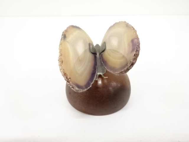 JAPANESE COLLECTIBLE / NATURAL STONE / BUTTERFLY / POWER STONE / APPRO