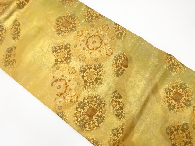 JAPANESE NAGOYA OBI / WOVEN MICHINAGADORI