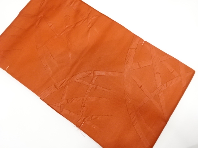 JAPANESE NAGOYA OBI / UNUSED / WOVEN FENCE PATTERN