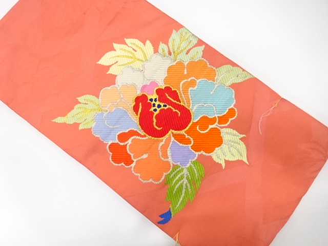 定価2.3万★レア★JIMI ROOS★高級イタリア・ハンドメイド刺繍 Tシャツ スマイルマーク ニコちゃん　ハンド刺繍 50cm単位 刺繍リボン ホワイトの世界 金と銀の蔦が アクセント