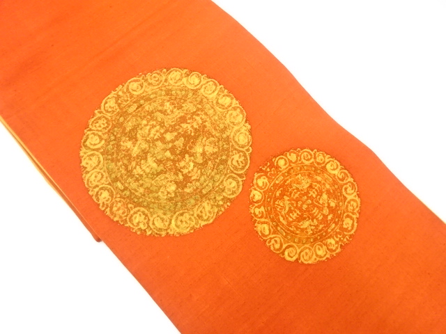 JAPANESE FUKURO OBI / TSUMUGI / ANIMAL SARASA / ARTIST WORK