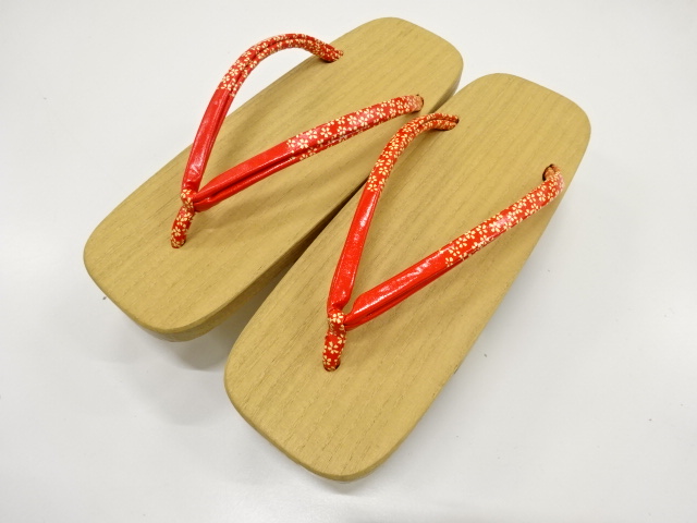未使用品　桐下駄（23センチ）