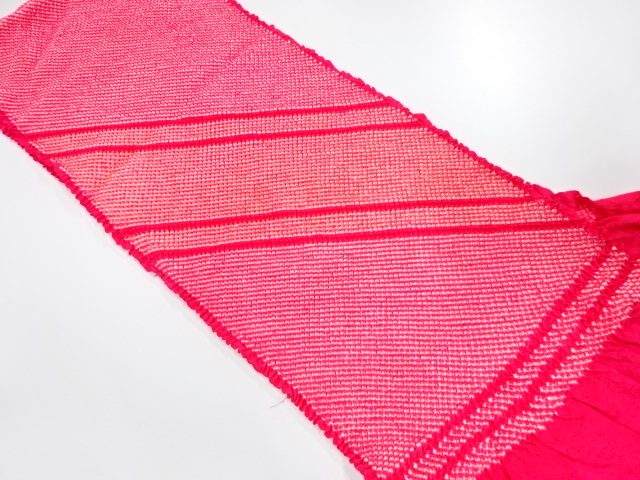 ys7082234; 宗sou 付下げ　ちりめん　海に笹文　しつけ付　着物 ys7082234; 宗sou 付下げ ちりめん 海に笹文 しつけ付 着物