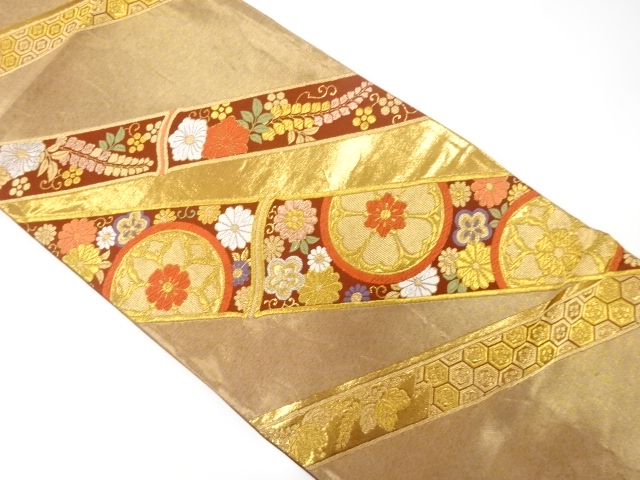 ys6738518; 綴れ流水に梅・牡丹模様織出し名古屋帯 タグホイヤー TAG HEUER CJF1311 リンク クロノグラフ クォーツ