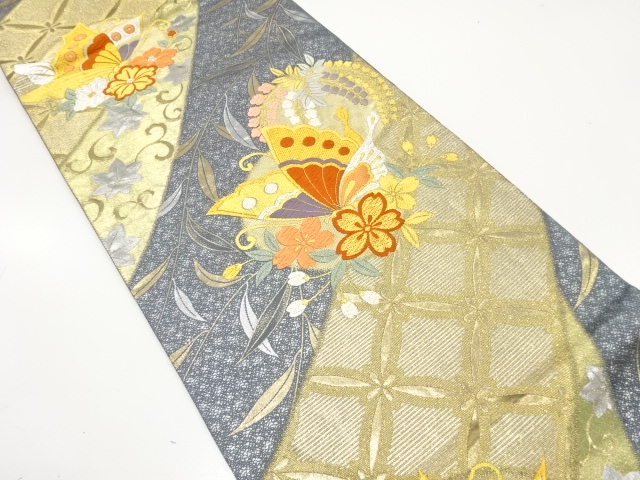 ys7253425; 宗sou 型染 雲に花々・松竹梅模様全通袋帯 ys7285277; 宗sou 鳳凰・花唐草・華紋模様織り出し袋帯着
