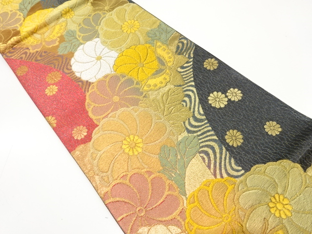 ys7253425; 宗sou 型染 雲に花々・松竹梅模様全通袋帯 ys7285277; 宗sou 鳳凰・花唐草・華紋模様織り出し袋帯着