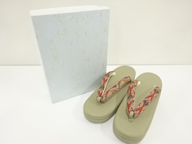 ys7189258; 宗sou 龍村製　即中純子織り出し開き名古屋帯（額縁仕立て） 新品 龍村美術織物 開き 名古屋帯 たつむら 京袋帯 正絹