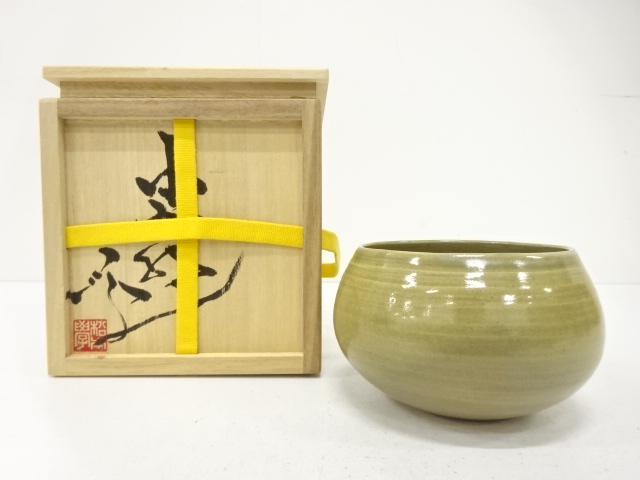 虫明焼　松本学造　茶碗