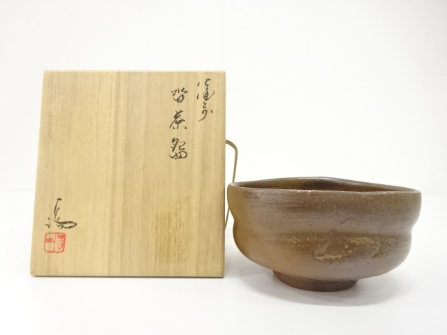 JAPANESE TEA CEREMONY / BIZEN WARE TEA CHAWAN / ARTISAN WORK