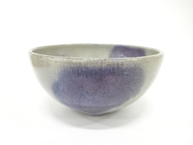 JAPANESE TEA CEREMONY / TEA BOWL CHAWAN / JUN GLAZE