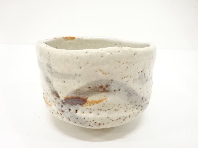 JAPANESE TEA CEREMONY / SHINO TEA CHAWAN / ARTISAN WORK