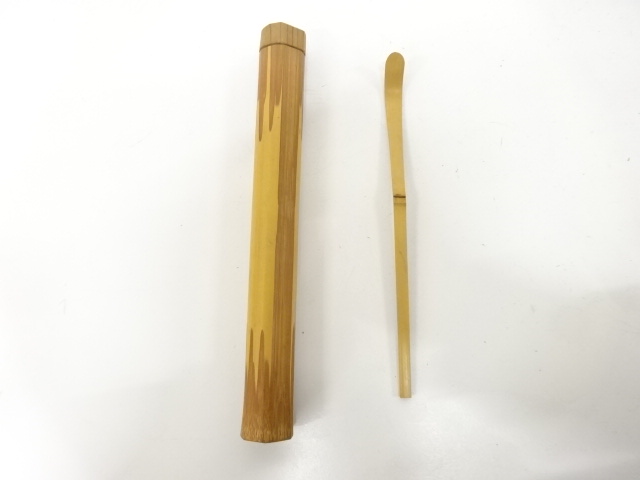JAPANESE TEA CEREMONY / CHASHAKU TEA SPOON / BAMBOO