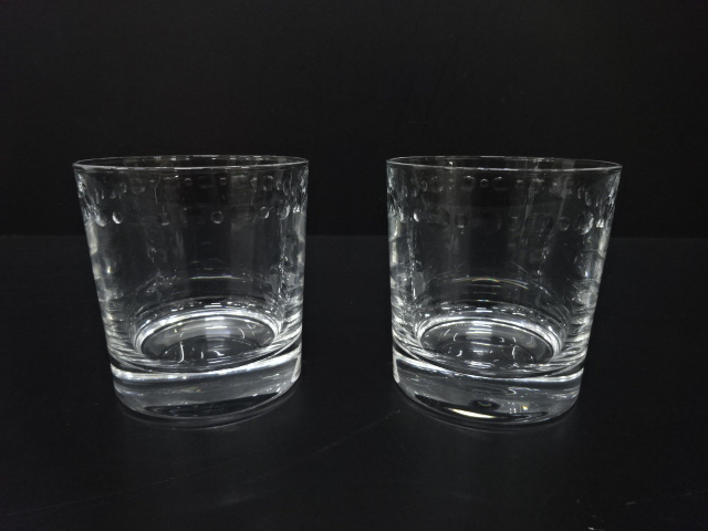 TIFFANY&amp;Co.　ティファニー　スウィング　ロックグラス　ペア　洋食器