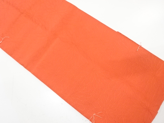 JAPANESE NAGOYA OBI / UNUSED / WOVEN KIKU