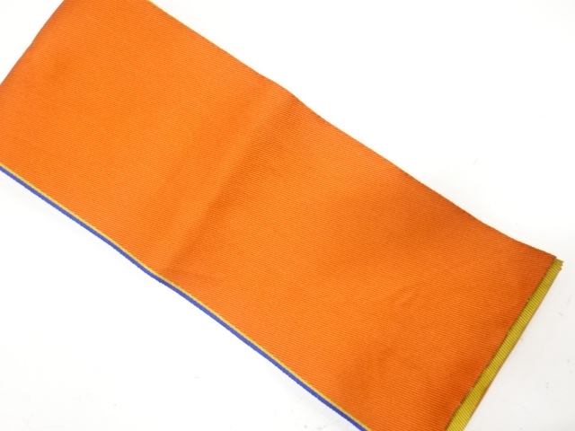 縞模様織り出し　リバーシブル浴衣帯