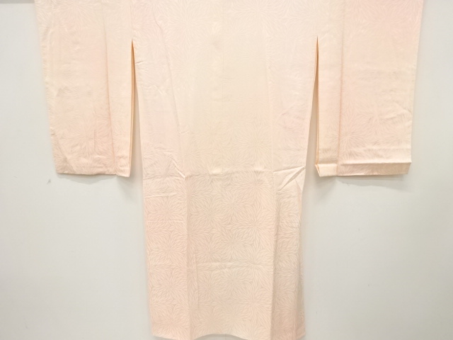 貉菊模様織り出し　長襦袢