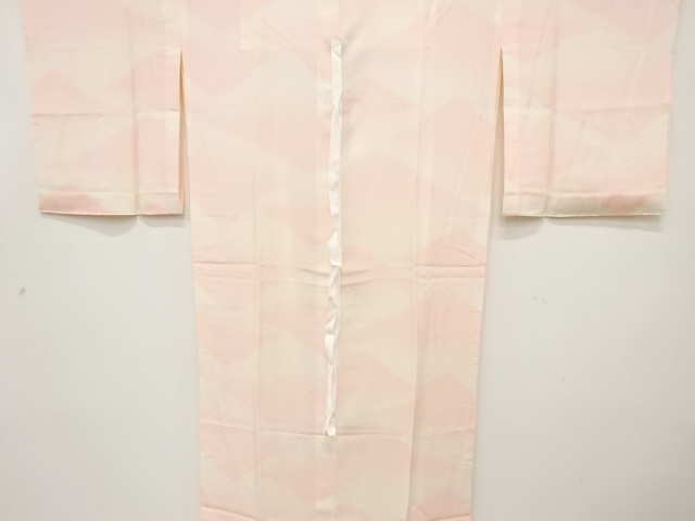 遠山模様　単衣長襦袢