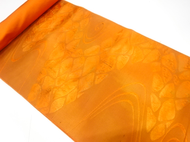 JAPANESE KIMONO / ANTIQUE BOLT FOR NAGOYA OBI / SILK / WOVEN STREAM