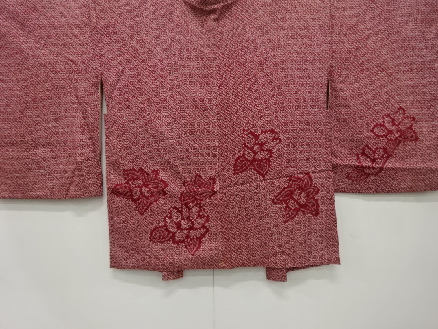 アンティーク　本総絞り　草花模様絵羽織