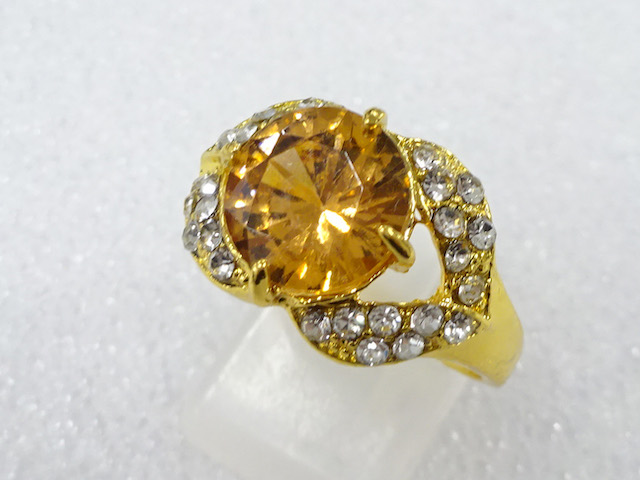 色石　指輪(21号)