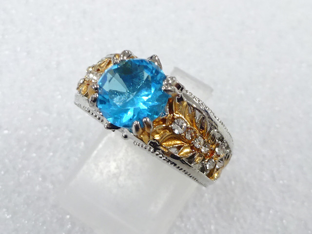 色石　指輪(9号)