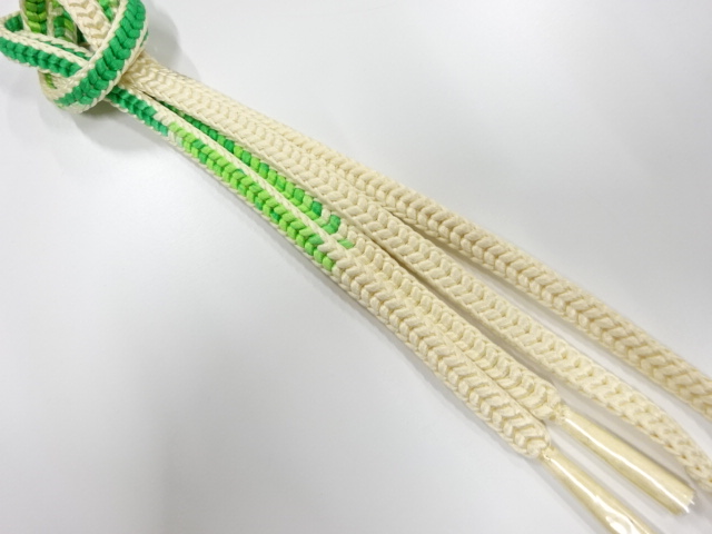 未使用品　正絹　手組帯締め