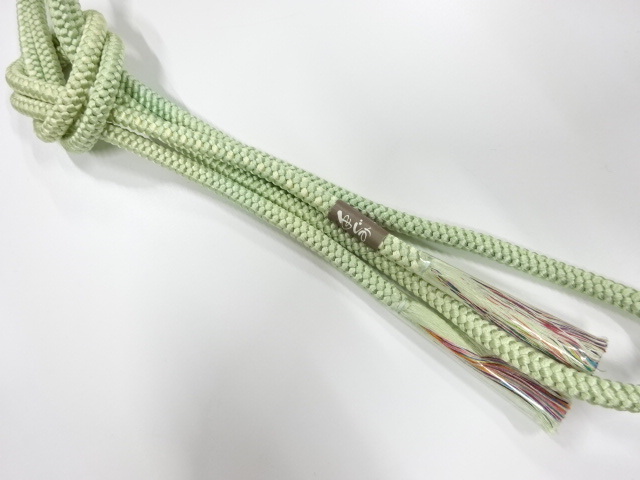 未使用品　正絹　手組帯締め