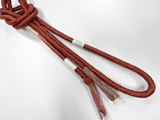 未使用品　正絹　手組帯締め