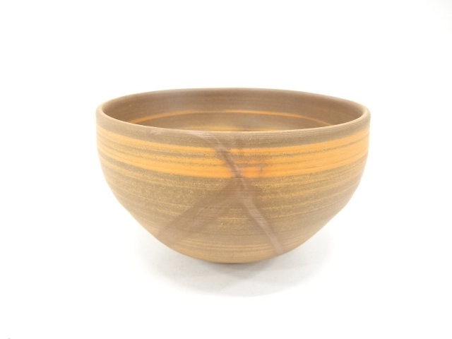 JAPANESE TEA CEREMONY / TOKONAME WARE TEA BOWL CHAWAN / ARTISAN WORK