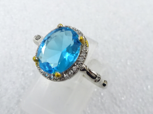 色石　指輪(16号)