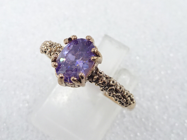 色石　指輪(18号)