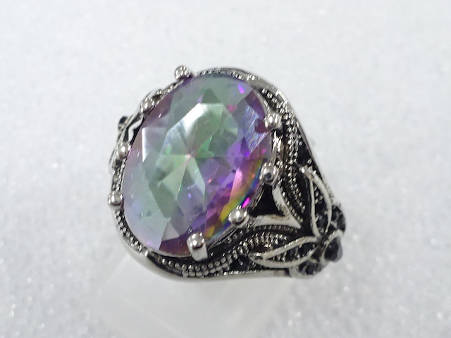 色石　指輪(13号)