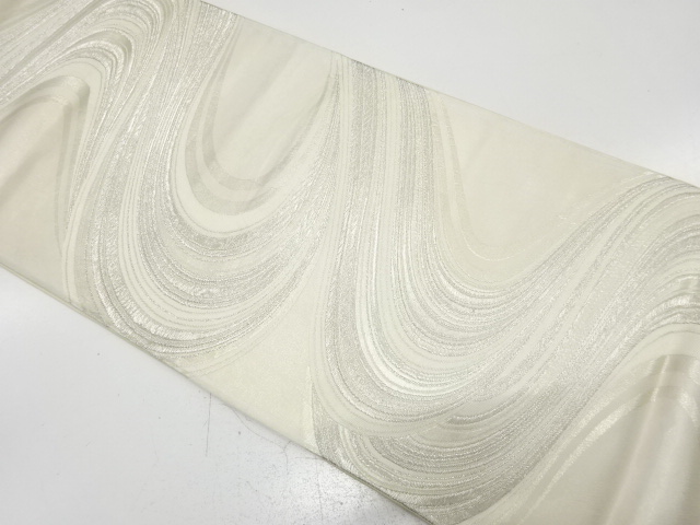 アンティーク　流水模様織り出し袋帯（材料）