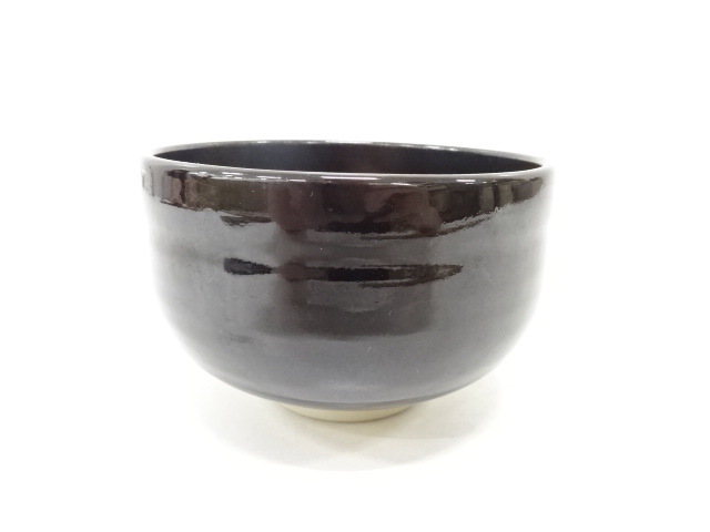 JAPANESE TEA CEREMONY / TEA BOWL CHAWAN / BLACK GLAZE