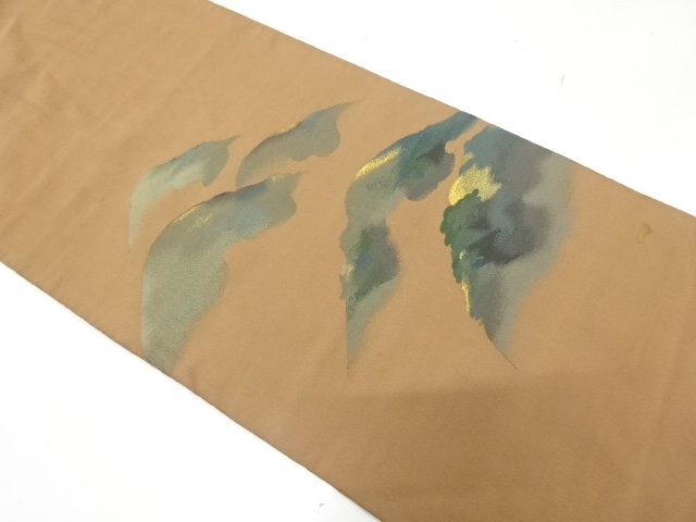 アンティーク　綴れ　遠山模様織り出し袋帯（材料）