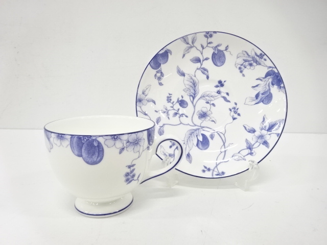 WEDGWOOD Wedgwood Blue Plum Cup & Saucer Western Tableware