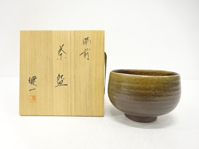 JAPANESE TEA CEREMONY / BIZEN WARE TEA CHAWAN / ARTISAN WORK