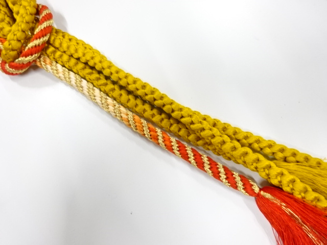 正絹　手組帯締め