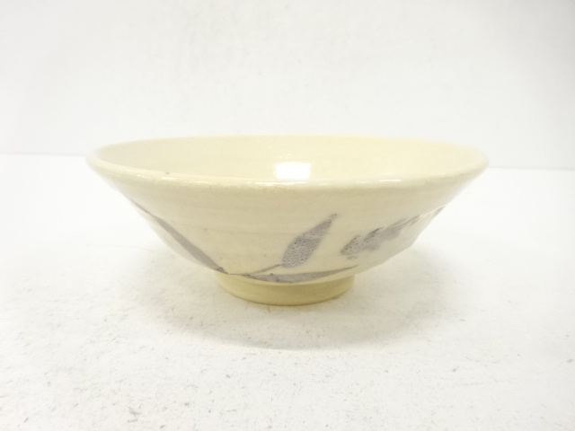 作家物　志野　茶碗(保護箱付)