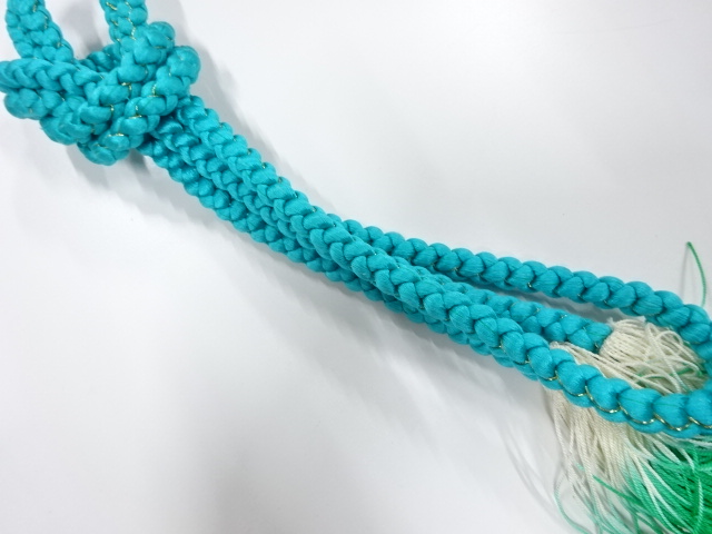 正絹　手組帯締め