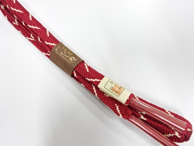 未使用品　正絹　手組帯締め