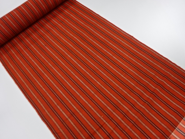 アンティーク　正絹　紬　着尺反物