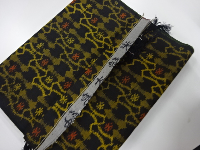 アンティーク　正絹　紬　アンサンブル反物