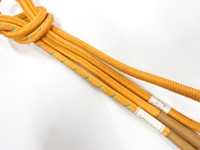 未使用品　正絹　手組帯締め