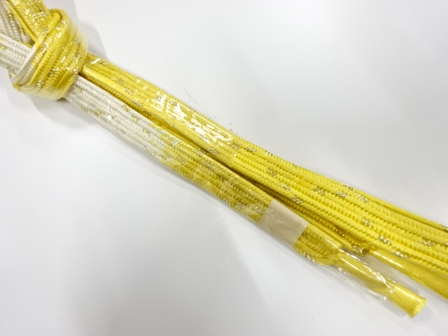 未使用品　正絹　手組帯締め