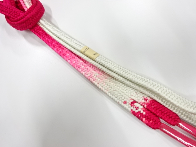 未使用品　正絹　手組帯締め