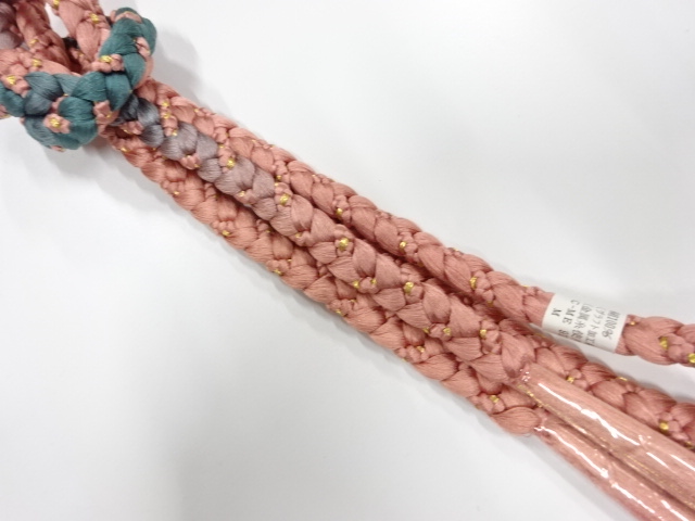 未使用品　正絹　手組帯締め