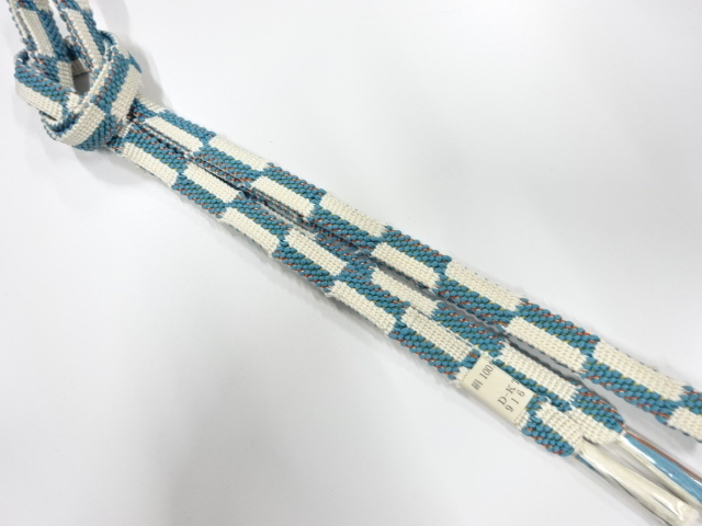 未使用品　正絹　手組帯締め